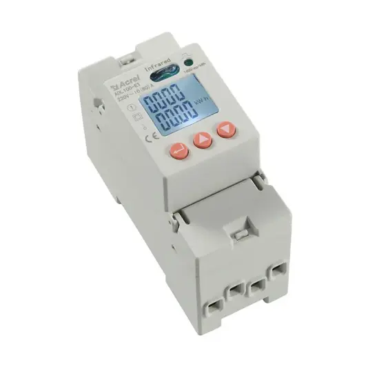 single phase din rail meter